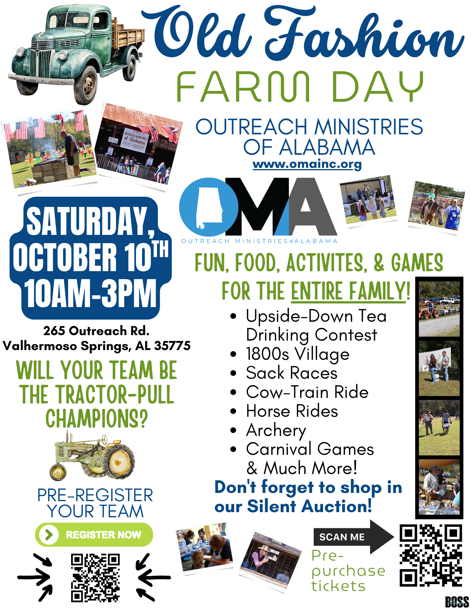 Old Fashion Farm Day Informational Flyer